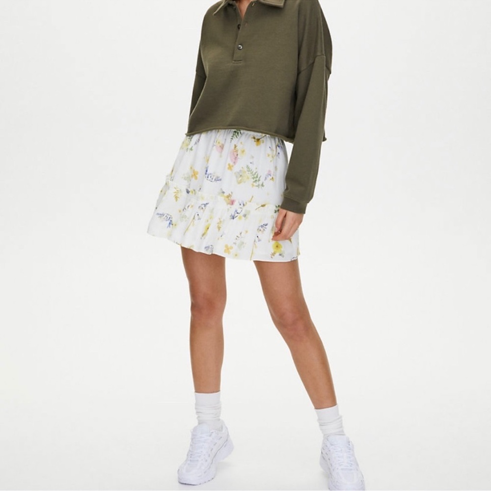 Aritzia Sunday Best Trixie‎ Floral Ruffle Mini Skirt XS - Picture 6 of 6